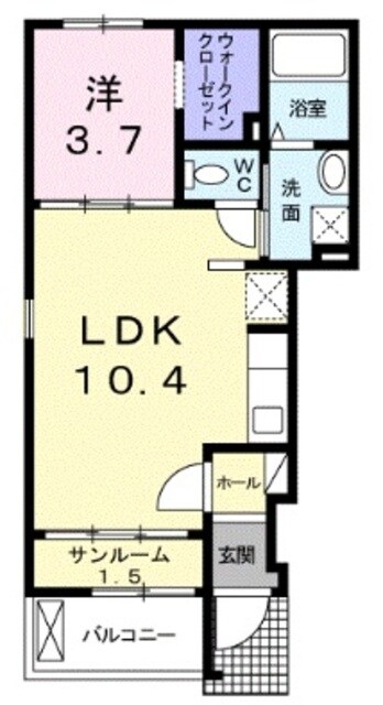 カーサ・エテルノの物件間取画像