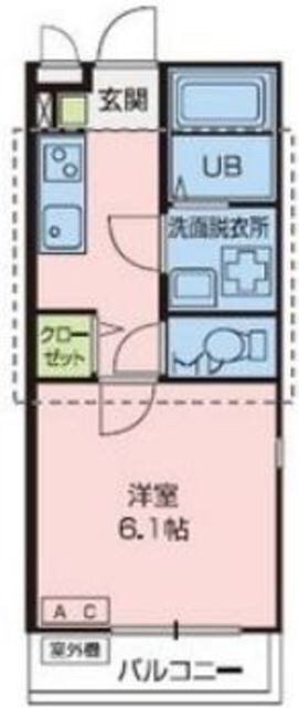 Clair本町の物件間取画像
