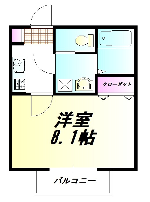 キャメル川越藤間2の物件間取画像