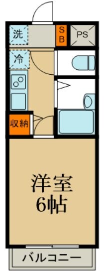 plumas上福岡IIの物件間取画像