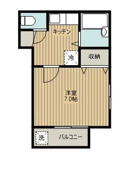 フルールふじみ野の物件間取画像