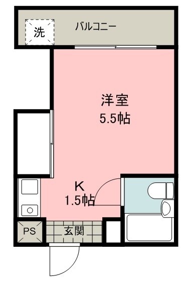 プランシール祇園の物件間取画像