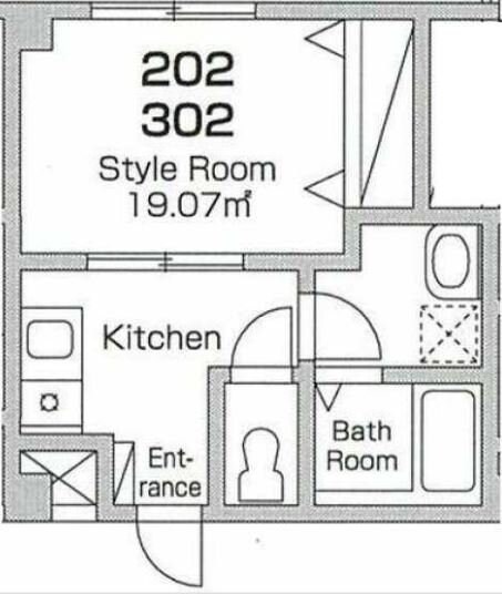 カーサロッサふじみ野の物件間取画像