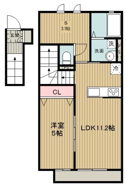 クレール狭山の物件間取画像