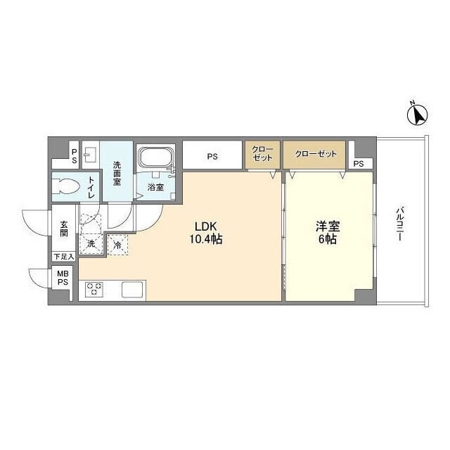 クリエール志木の物件間取画像