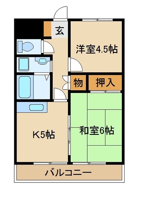 イッセイ壱番館の物件間取画像