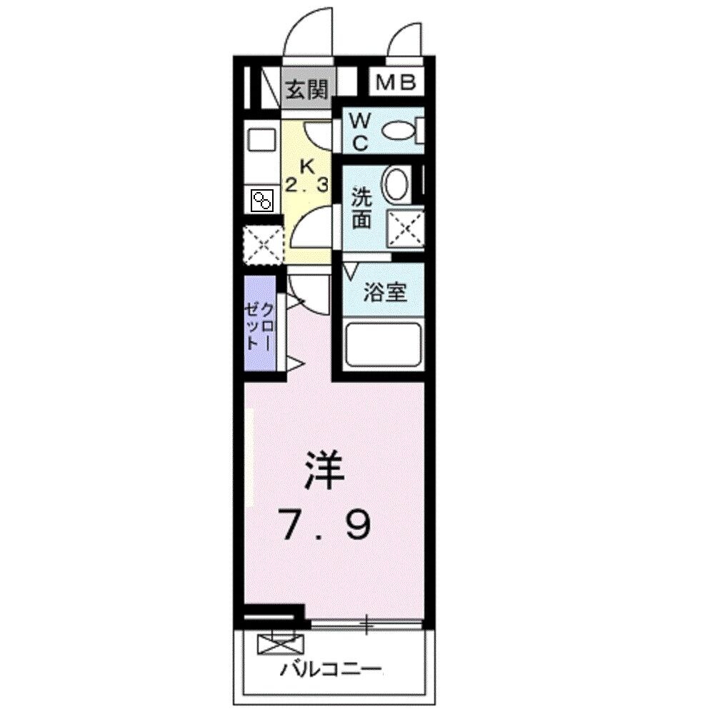 エデン ワンの物件間取画像