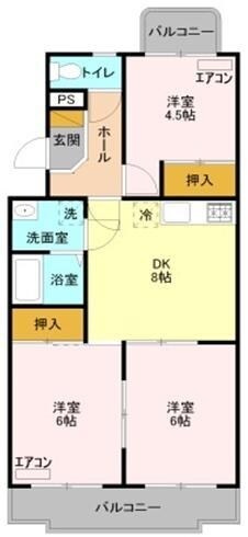 グラン.ドムール上福岡の物件間取画像