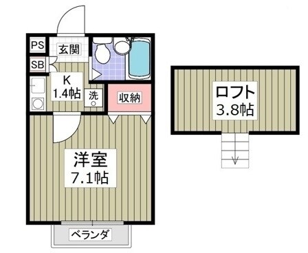 ニッショウハウスIIIの物件間取画像