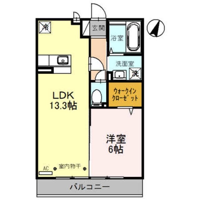 ハイム/f・クローバーの物件間取画像