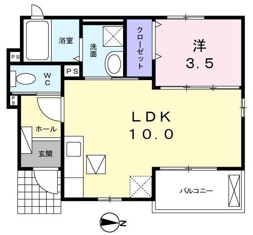 コルネットの物件間取画像