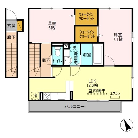 未来樹(ゆめのき)参号棟の物件間取画像