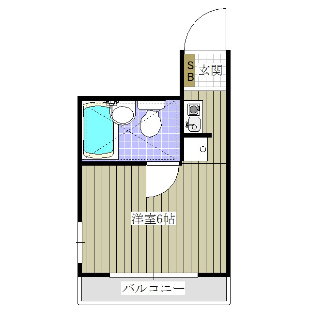 カレッジ志木の物件間取画像