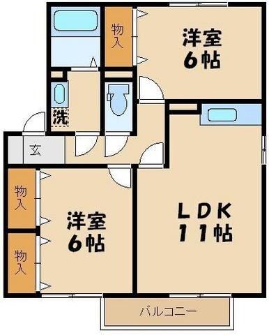 ウールクロッシェBの物件間取画像