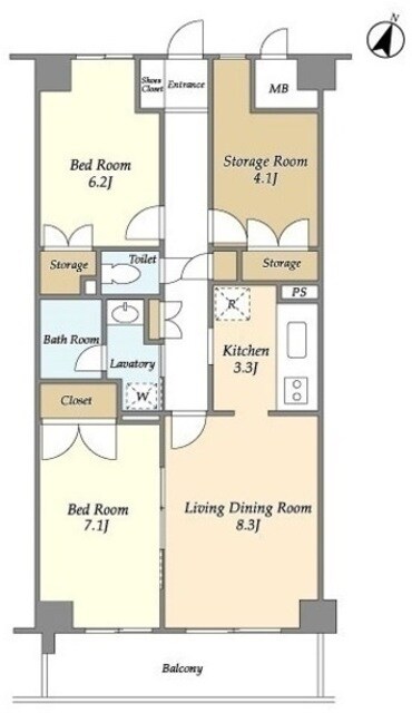 グランフォンテの物件間取画像