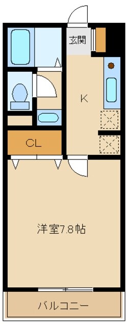 パルコートジュネスの物件間取画像