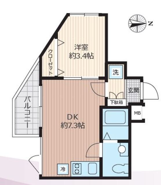 Beverly Homes 下赤塚の物件間取画像