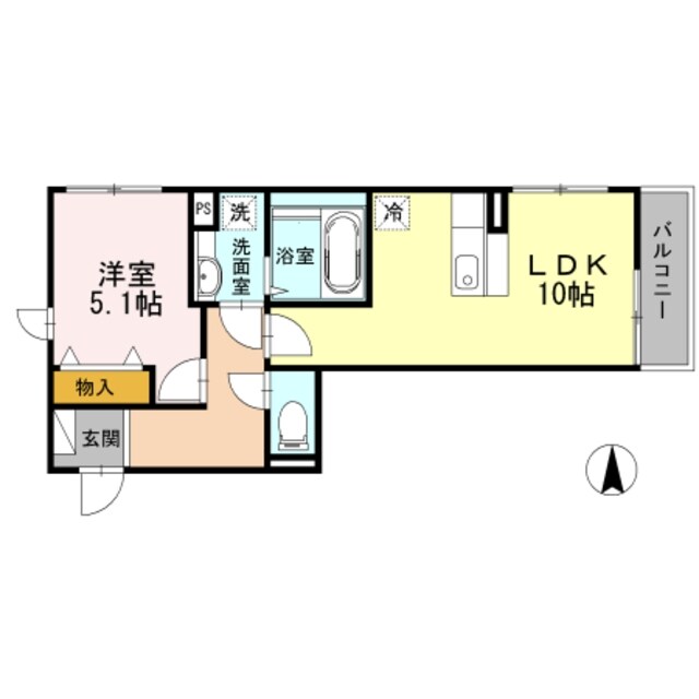レユシールの物件間取画像