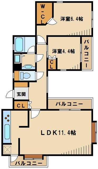 東村山北パーク・ホームズの物件間取画像