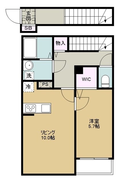 エルスタンザ下石神井の物件間取画像