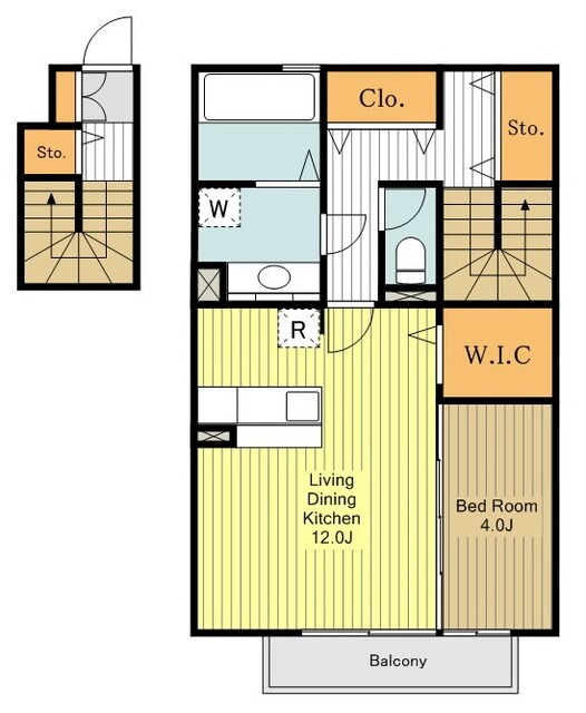 花水木F棟の物件間取画像