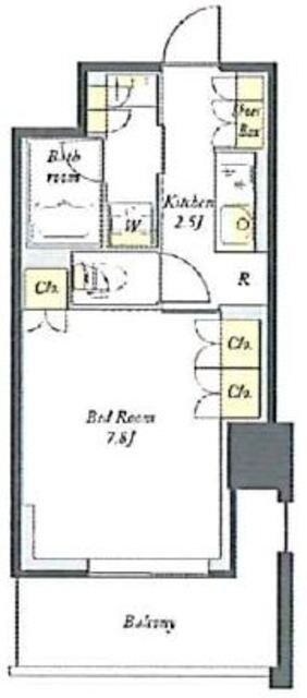 プライムメゾン板橋の物件間取画像