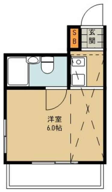 カレッジ志木の物件間取画像