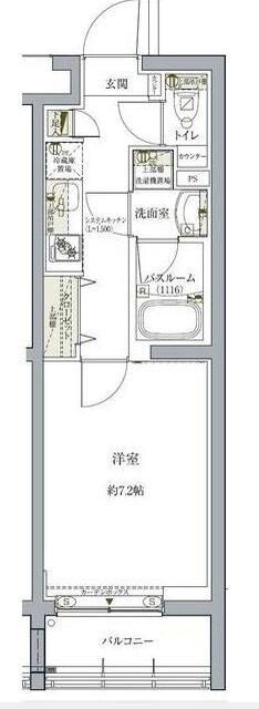 クレヴィスタ池袋ウエストの物件間取画像