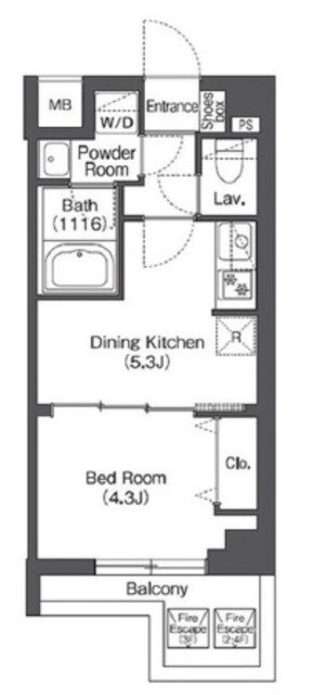 コンフォリア志村坂上の物件間取画像