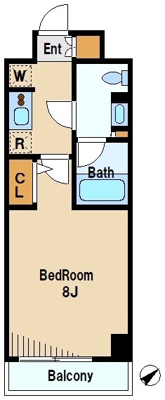 XEBECときわ台の物件間取画像