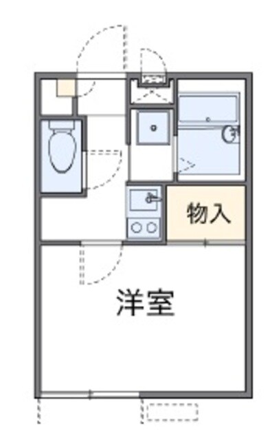 レオパレスヴァンベールIIの物件間取画像