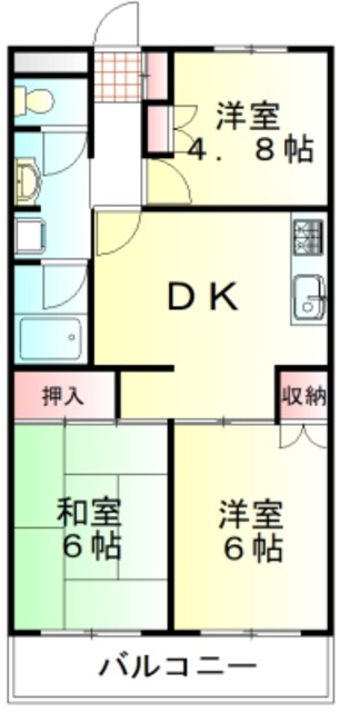 エポック旭野の物件間取画像