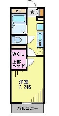 レオパレスNeedsの物件間取画像