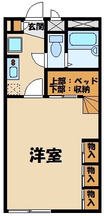 レオパレス一本杉IIの物件間取画像