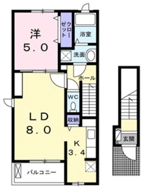 カルム・Kの物件間取画像