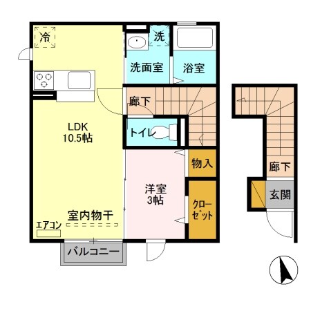 ヴィレッタの物件間取画像