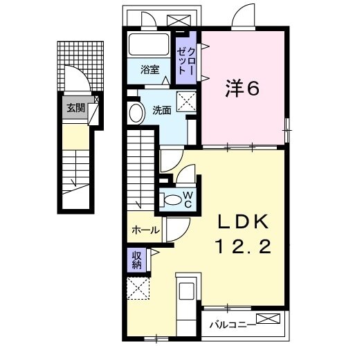 一楽ハウスの物件間取画像