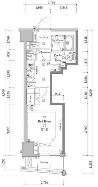 DIPS大山東町の物件間取画像