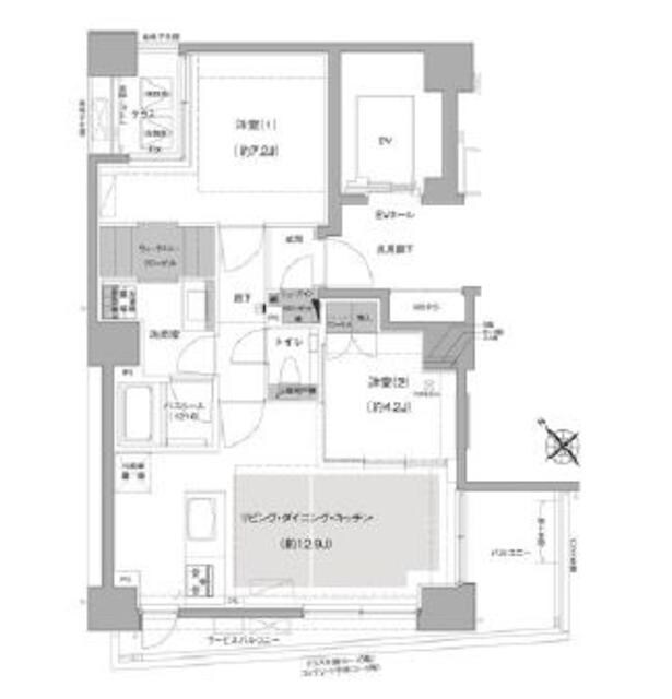 エルスタンザ文京白山の物件間取画像