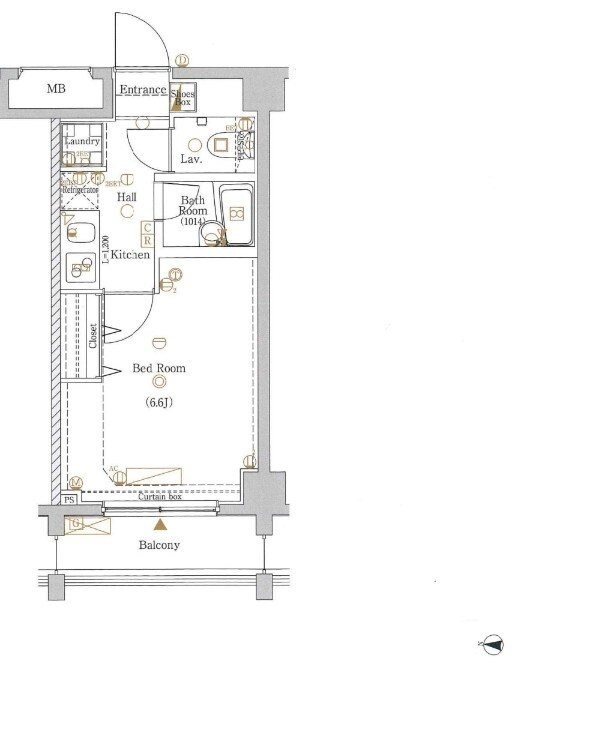ブランノアール東武練馬の物件間取画像