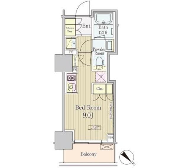 パークアクシス御茶ノ水の物件間取画像