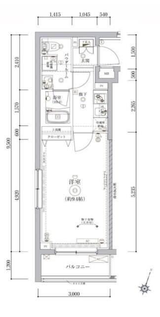 アルテシモデュースの物件間取画像