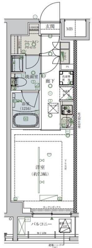 ベルシード志村坂上の物件間取画像