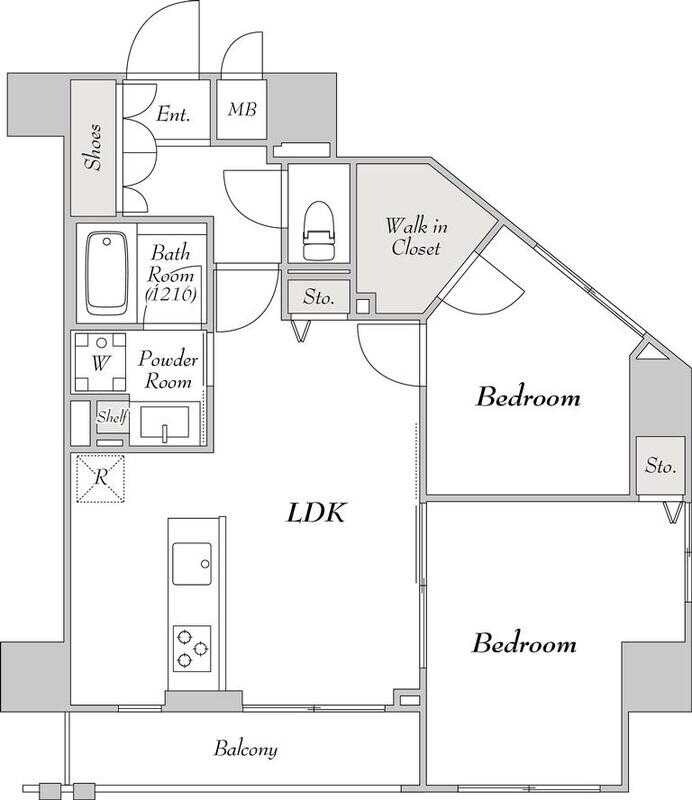 ミリア・レジデンス駒込の物件間取画像