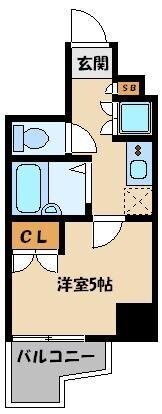スパシエ エル・ヴィエント・アース 板橋タワーの物件間取画像