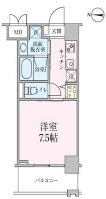 プライマル板橋本町の物件間取画像