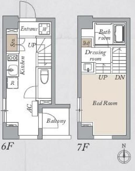 プライマル両国EASTの物件間取画像