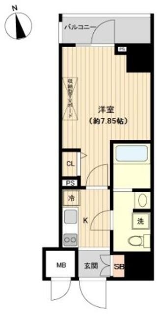 オーキッドレジデンス上野の物件間取画像