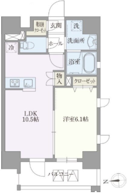 ライトテラス浅草の物件間取画像