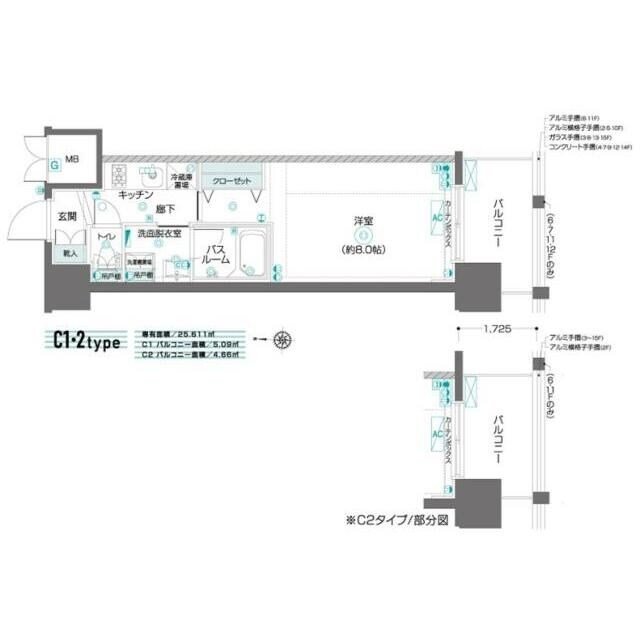 ZOOM東陽町の物件間取画像